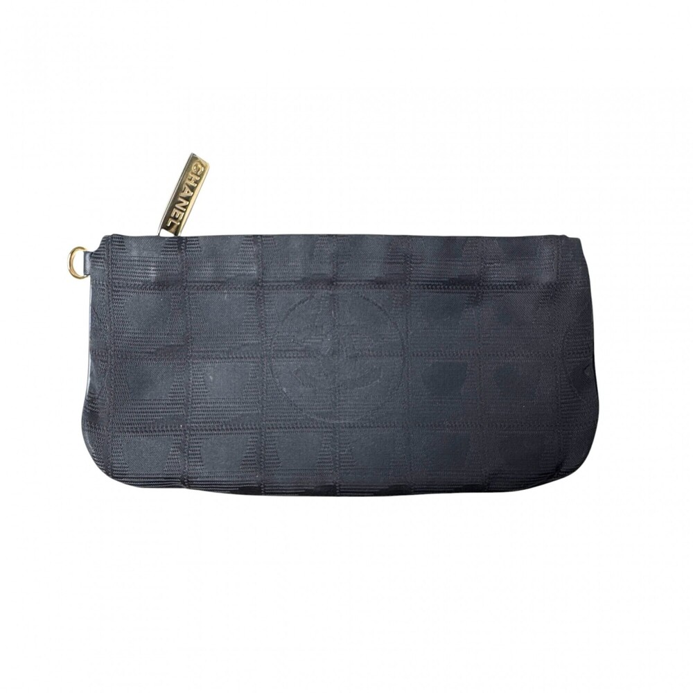 Chanel New Travel Line Pouch, Black, Women's